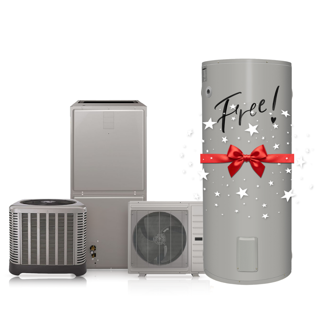 free hot water tank with a new heating system