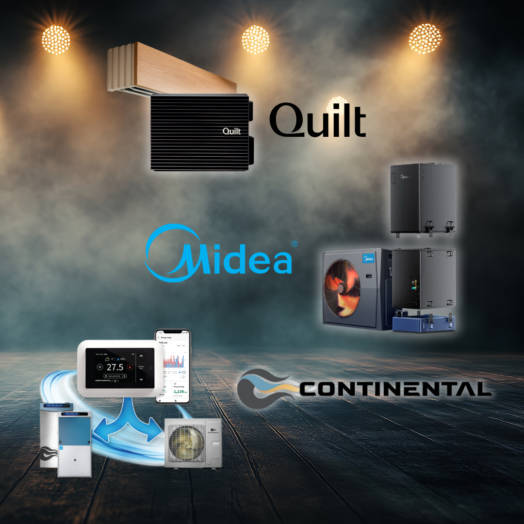 new products include HVAC units from the Quilt, Midea and Continental brands
